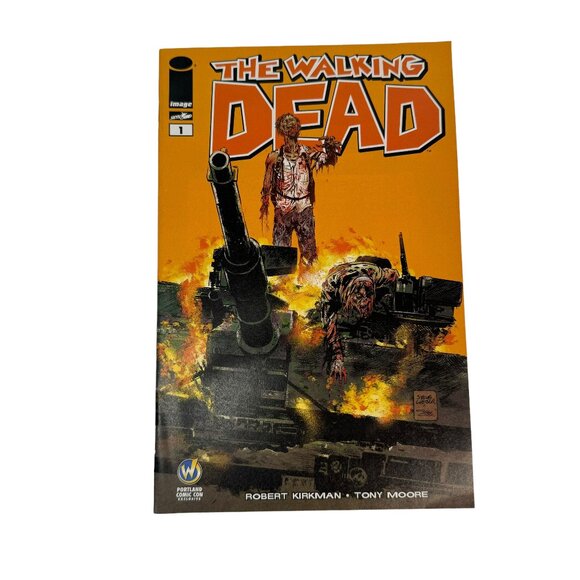 The Walking Dead #1 Comic Book Portland Wizard World Comic Con 2015 Zombies  Con - Picture 1 of 3